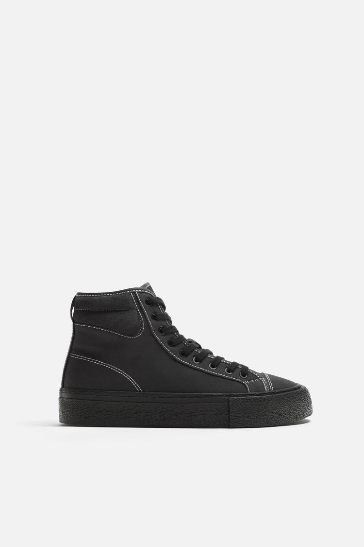 Zara Men’s High Top Sneakers