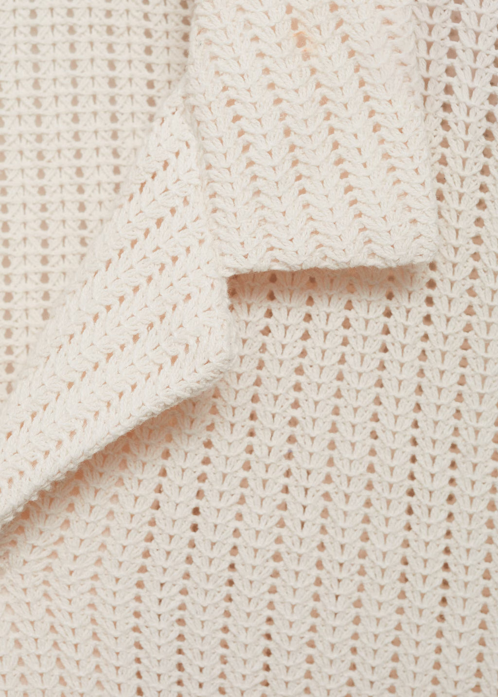 Mango Regular Openwork Cotton Shirt