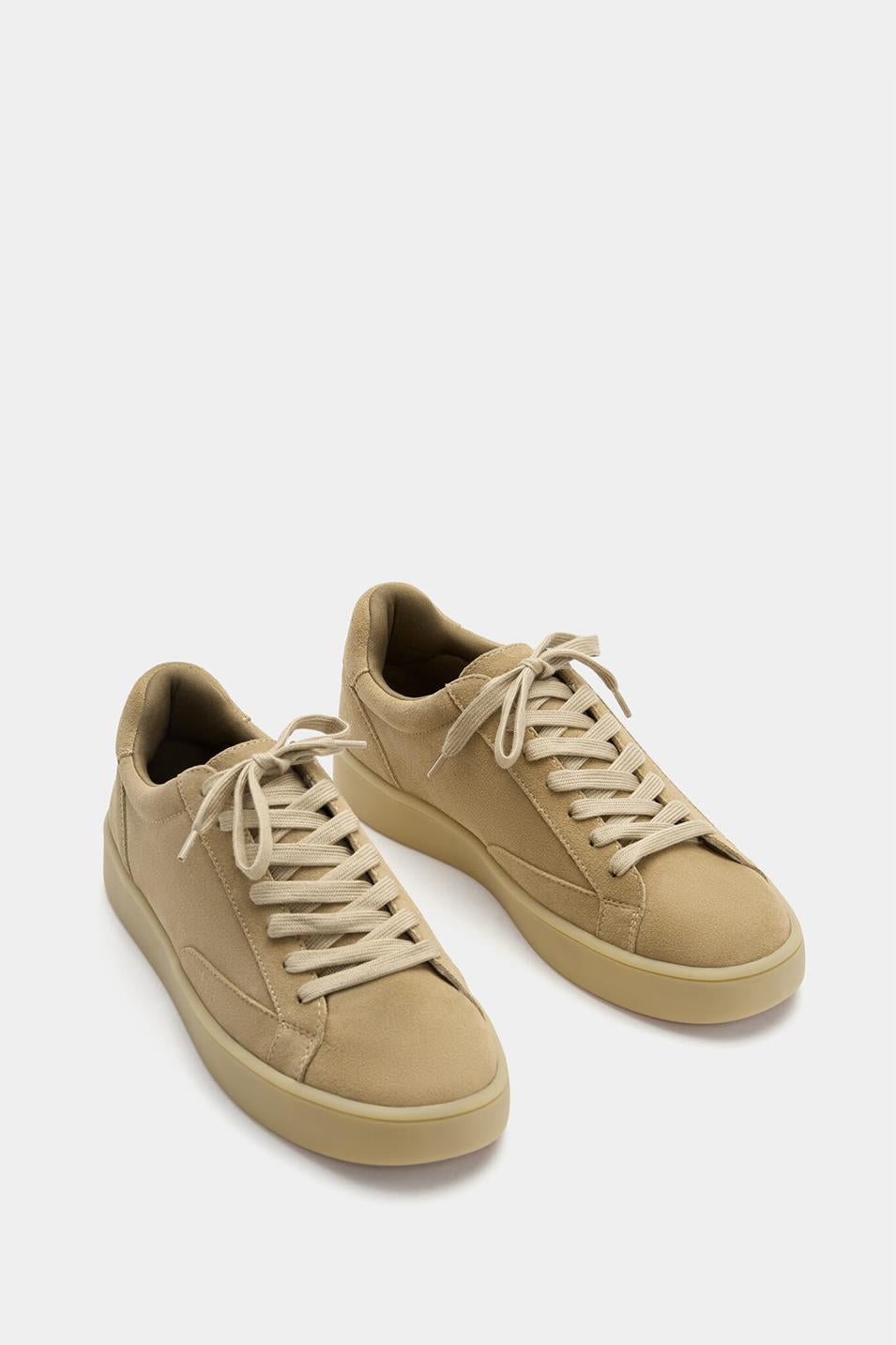 Pull&Bear Leather Split Suede Trainers