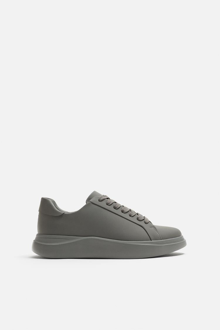 Zara Monochrome Chunky Trainers