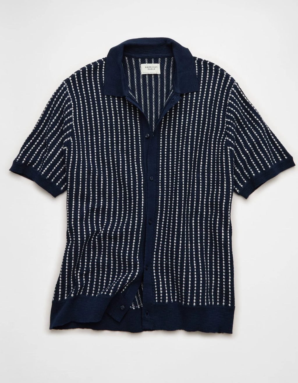 AE Button-Up Sweater Polo Shirt