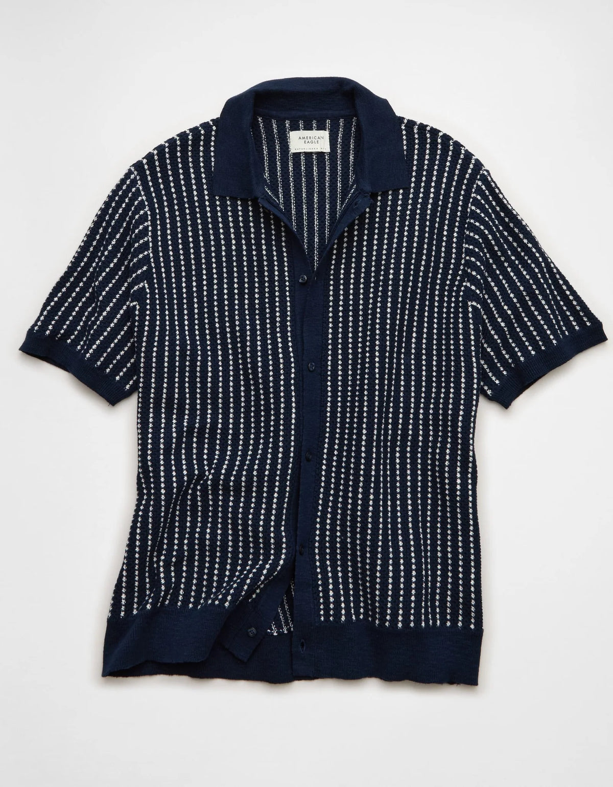 AE Button-Up Sweater Polo Shirt