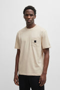 Hugo Boss Regular Fit With Metal Logo Pocket Tshirt