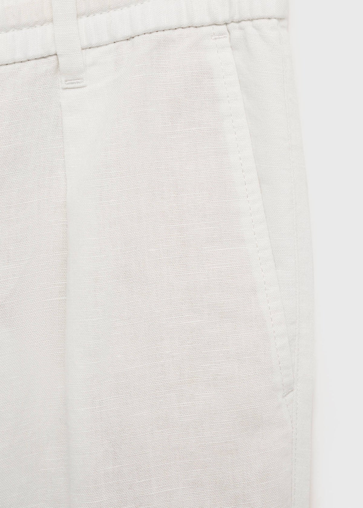 Mango Slim-Fit Trousers With Drawstring