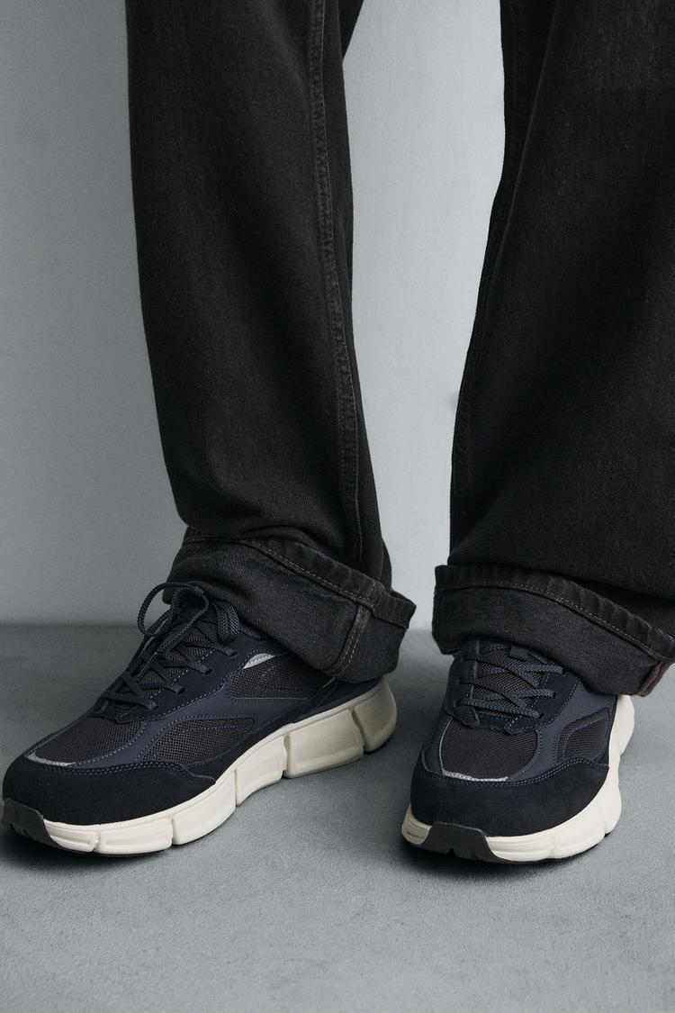 Zara Technical Running Sneakers
