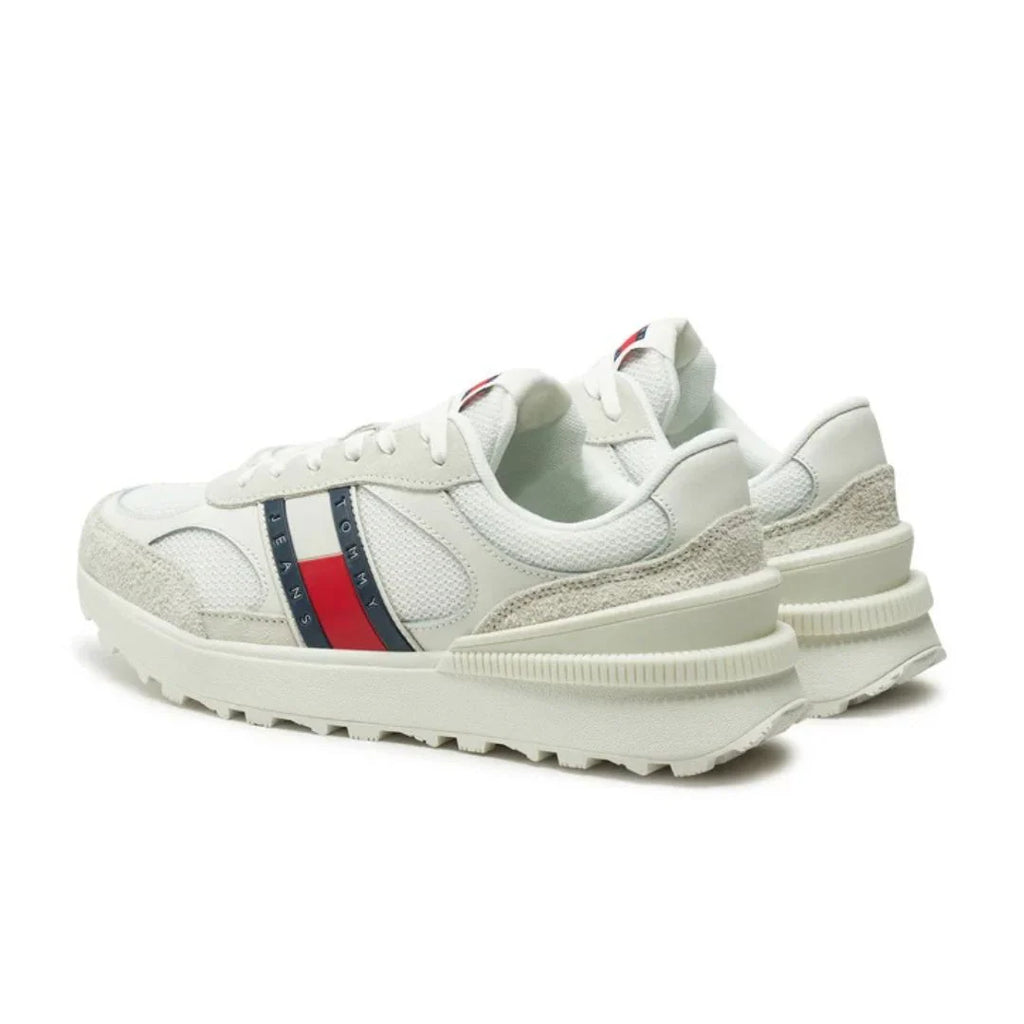 Tommy Suede Cleat Mixed Texture Trainers