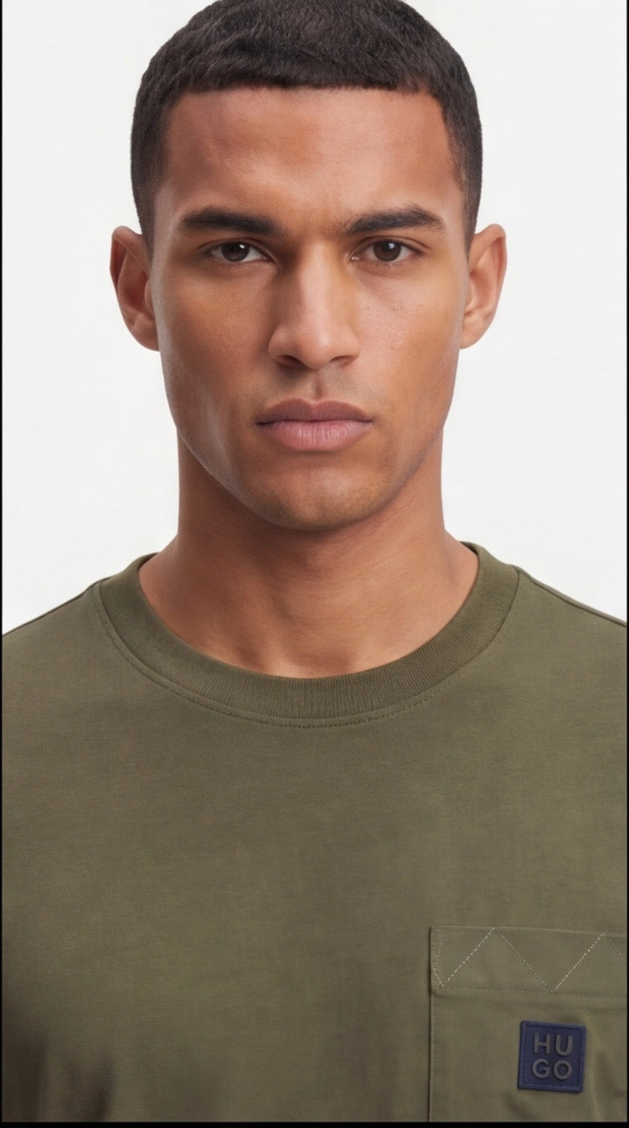 Hugo Boss Regular Fit With Metal Logo Pocket Tshirt