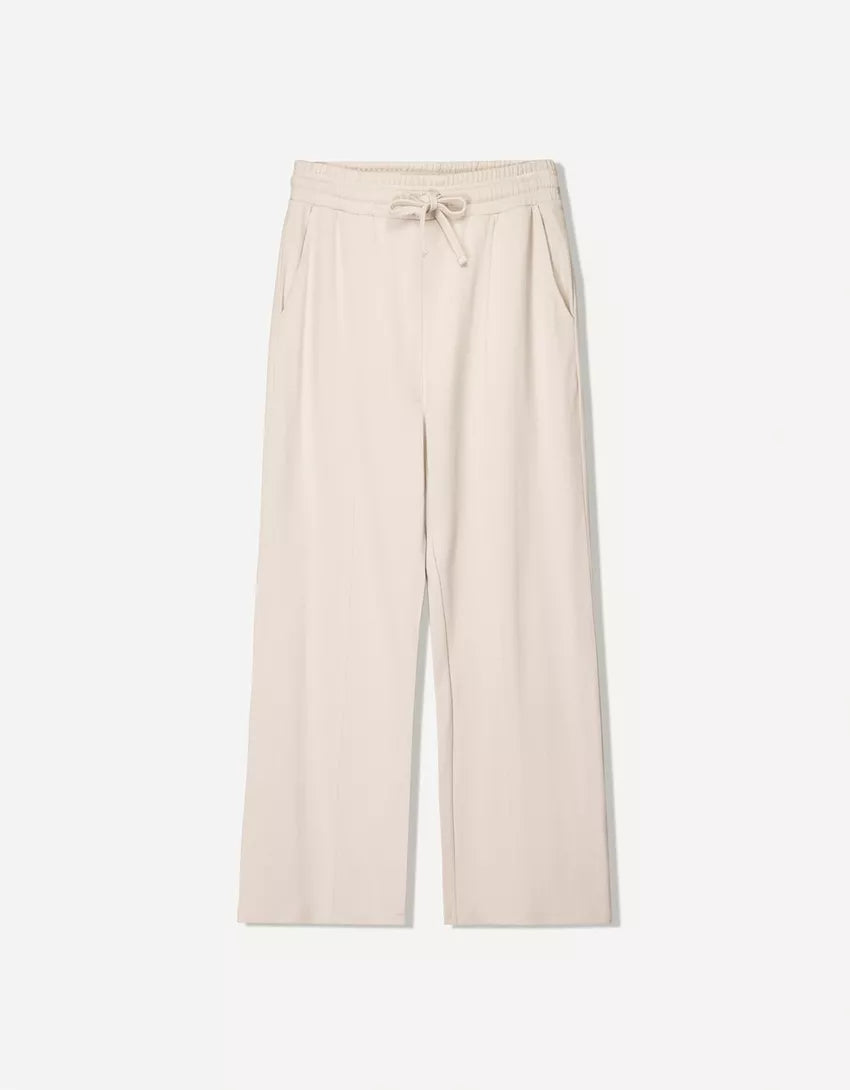 Bershka Wide-Leg Trousers