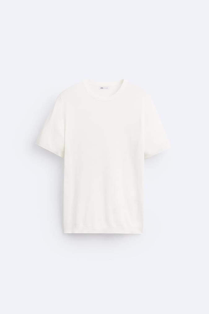 Zara Knitted Viscose Tshirt