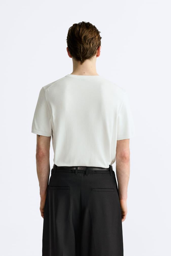 Zara Knitted Viscose Tshirt
