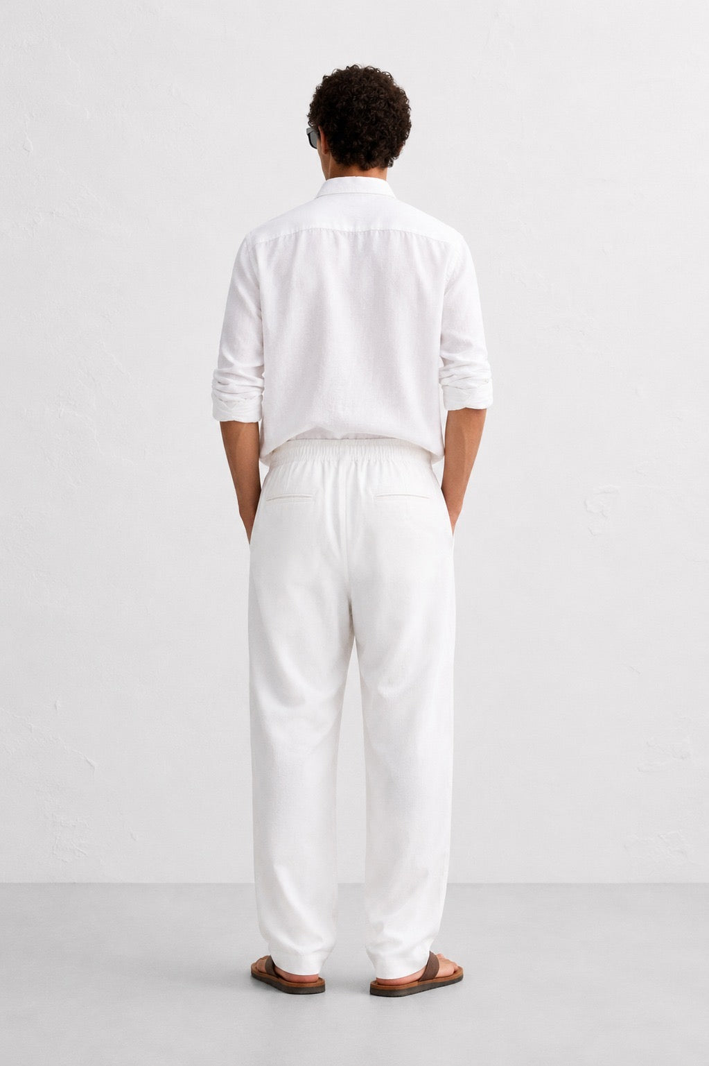 Zara Relaxed Fit Linen Pant