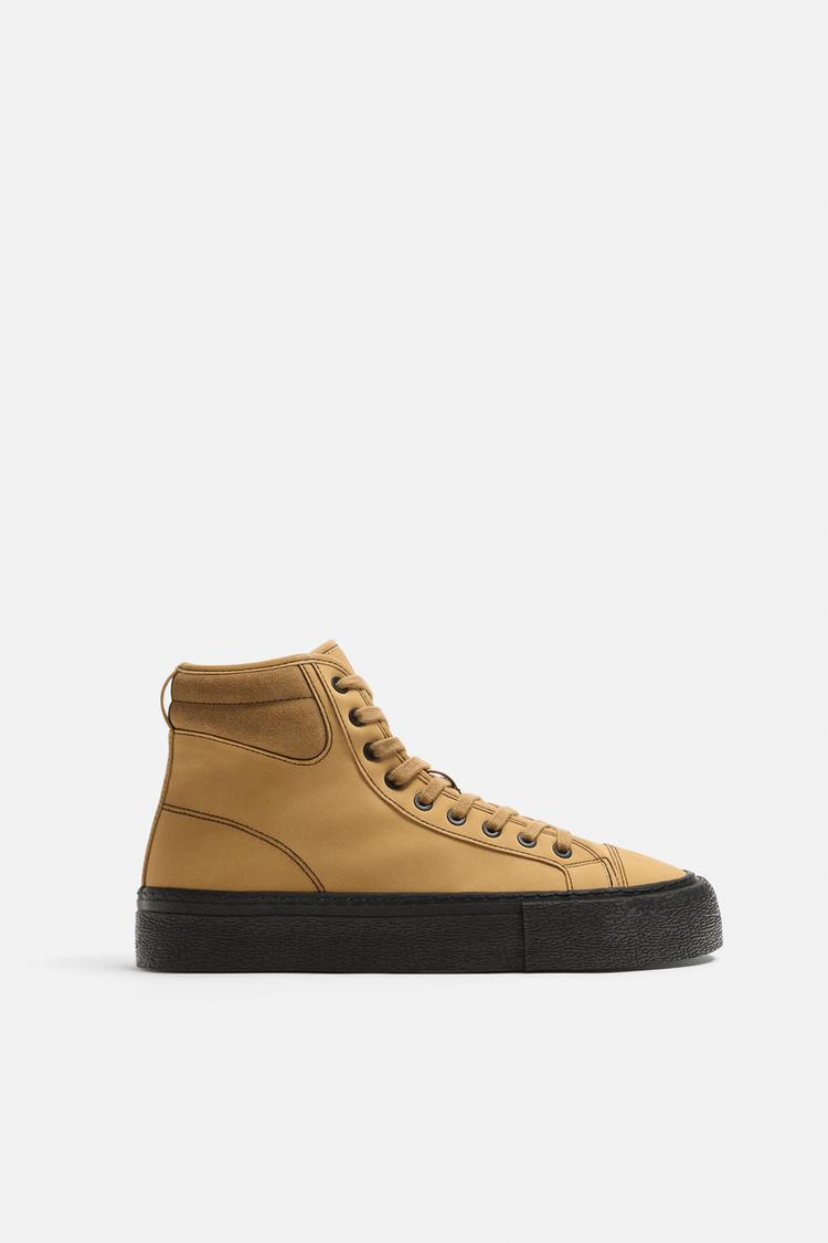 Zara Men’s High Top Sneakers