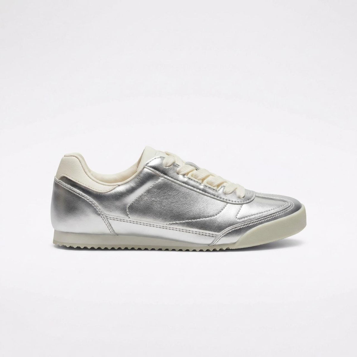 Zara Silver Metallic Running Sneaker