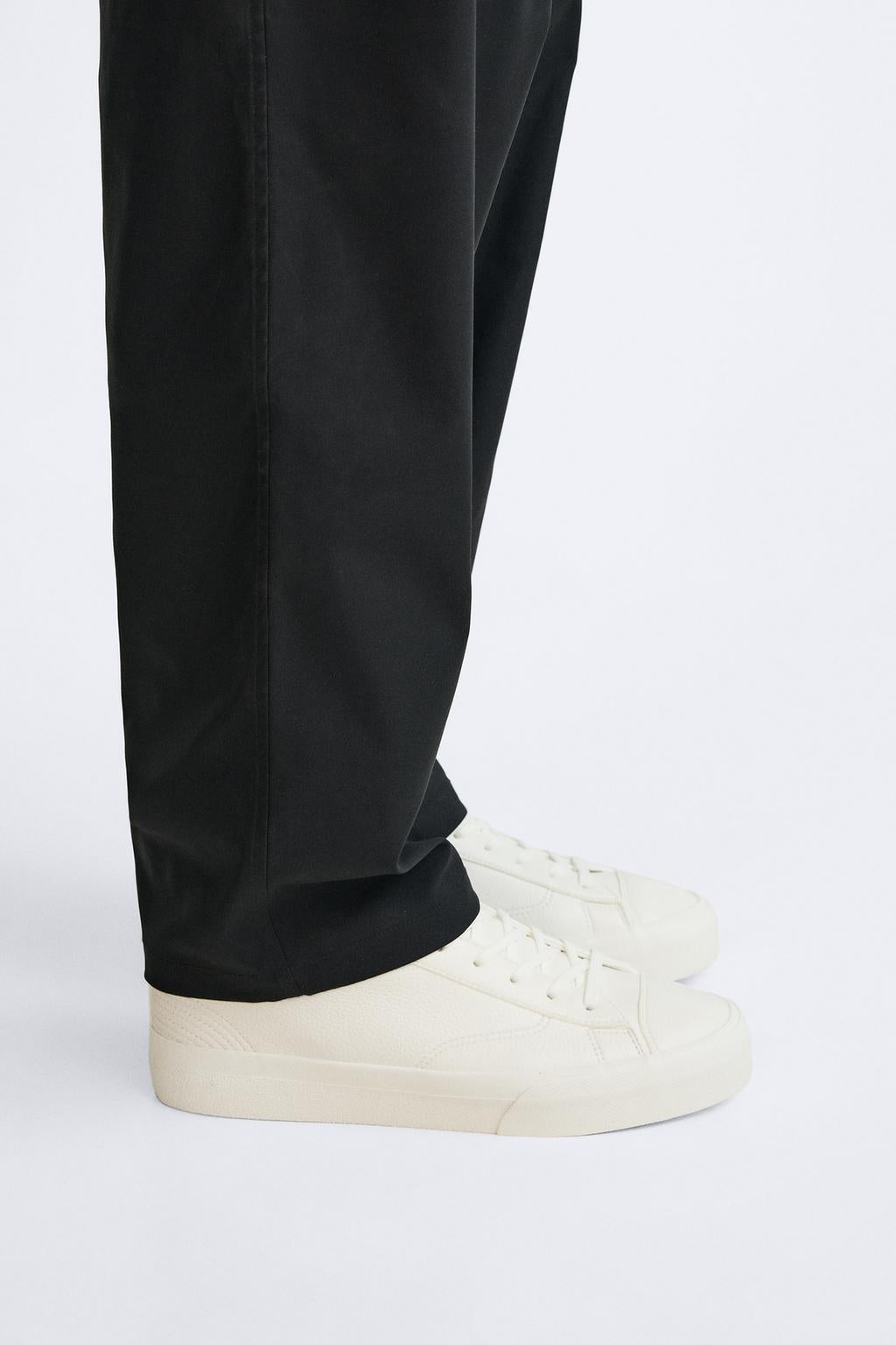 Zara Grainy Textured Sneakers
