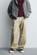 Zara Faded Print Baggy Fit Trousers