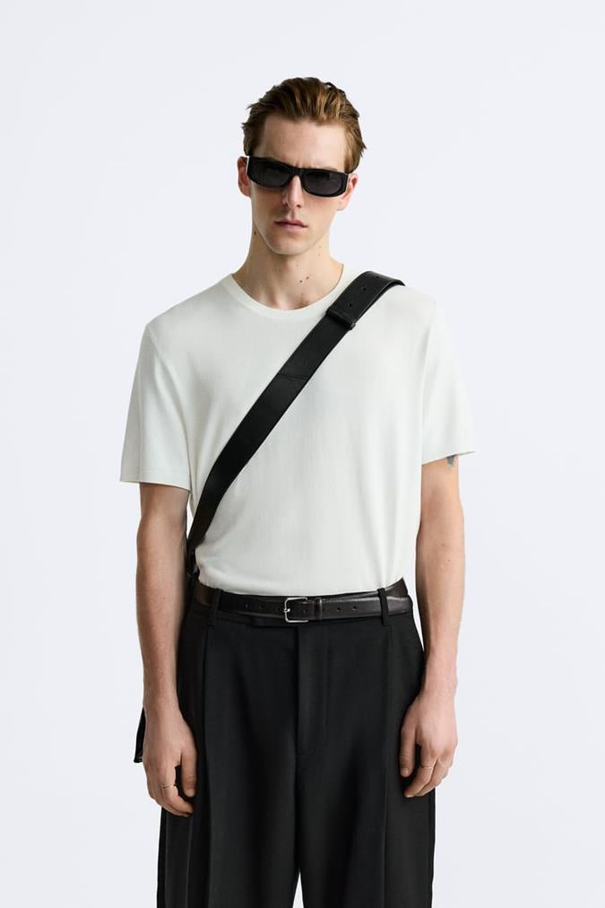 Zara Knitted Viscose Tshirt