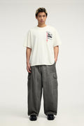 Pull&Bear Printed Oversized Tshirt