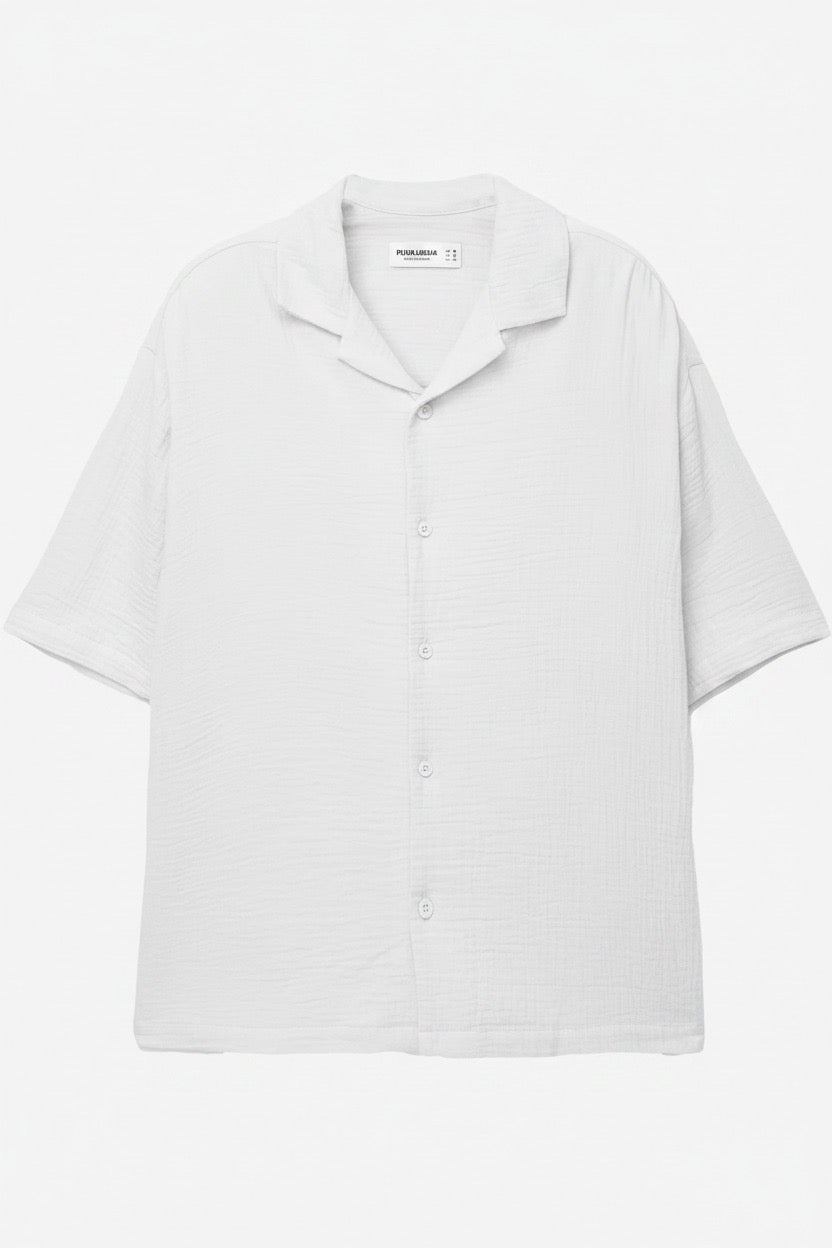 Pull&Bear Short Sleeve Rustic Shirt