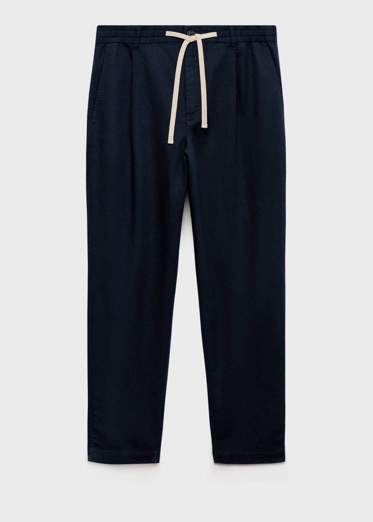 Mango Slim-Fit Trousers With Drawstring