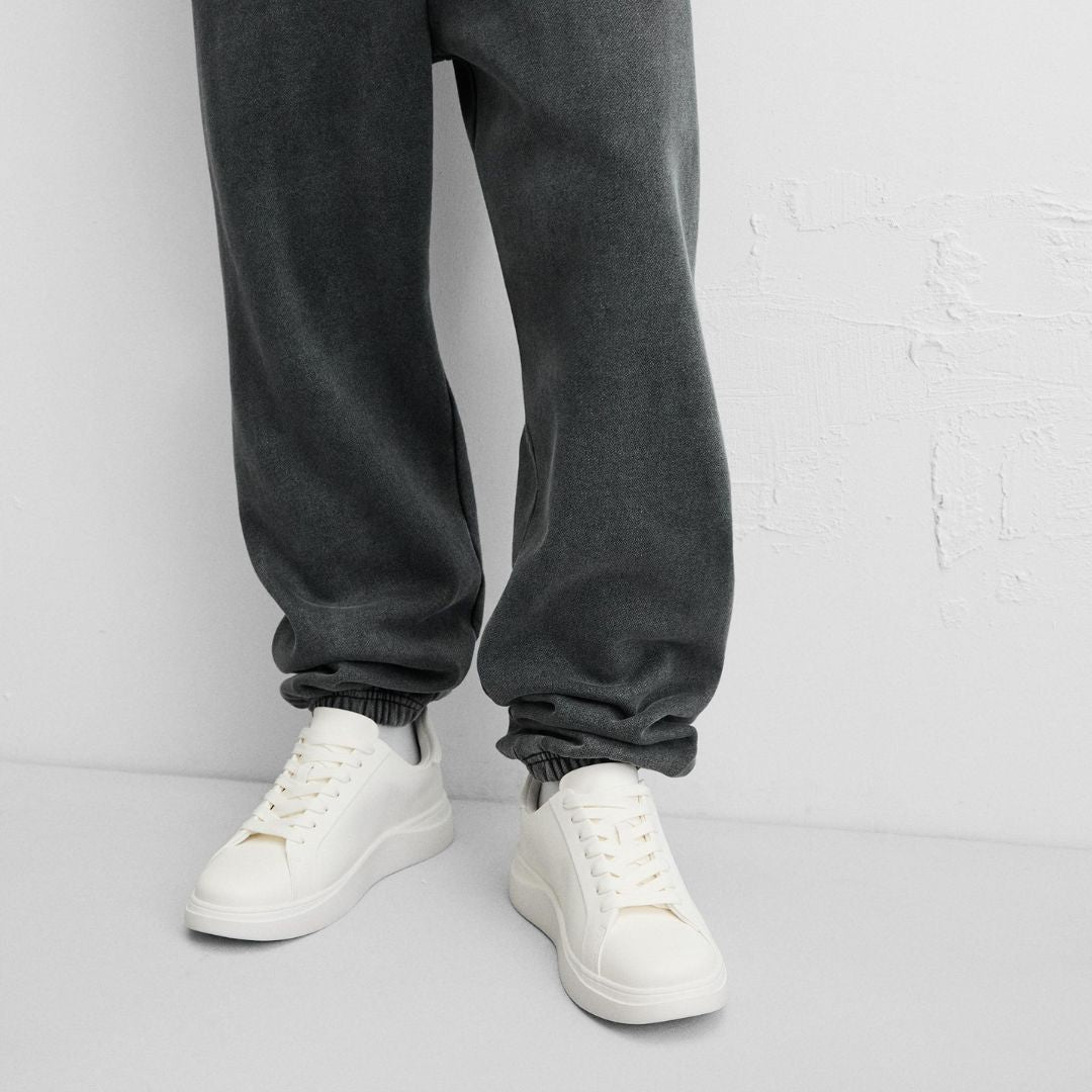 Zara Monochrome Chunky Sole Sneakers