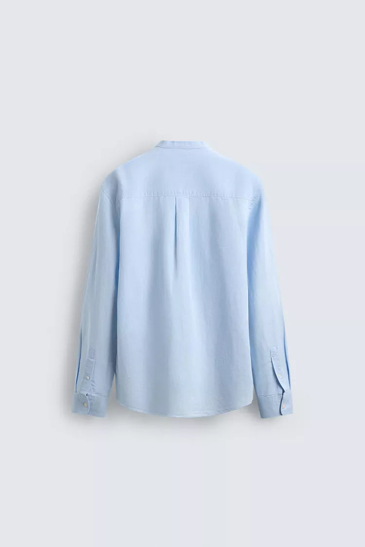Zara Relaxed Fit Linen/Cotton Shirt