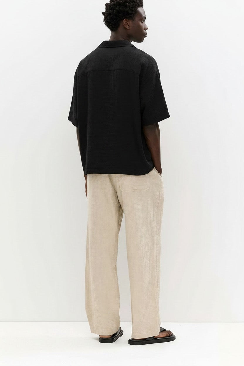Pull&Bear Short Sleeve Rustic Shirt