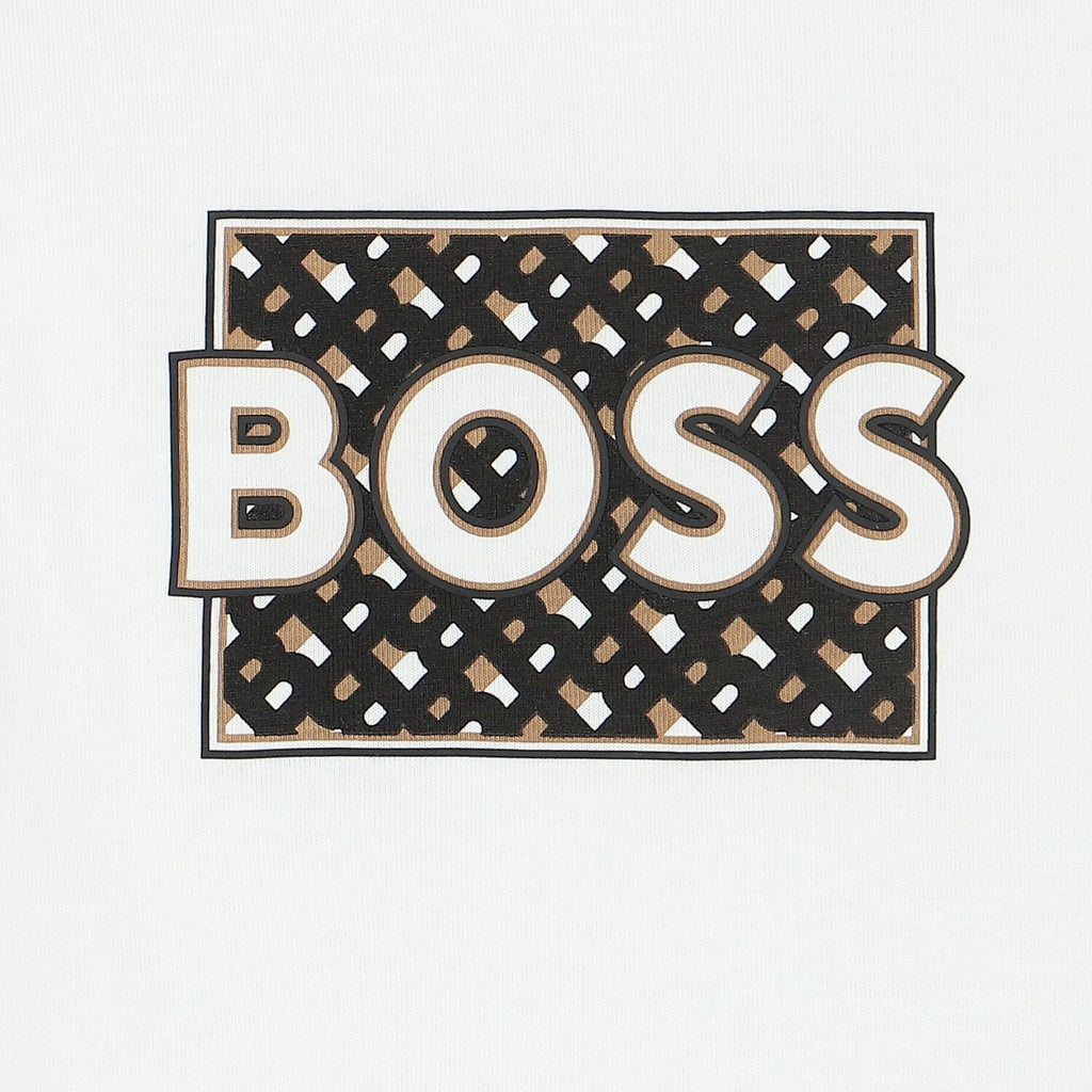 Hugo Boss Regular Fit Tshirt With Logo Print
