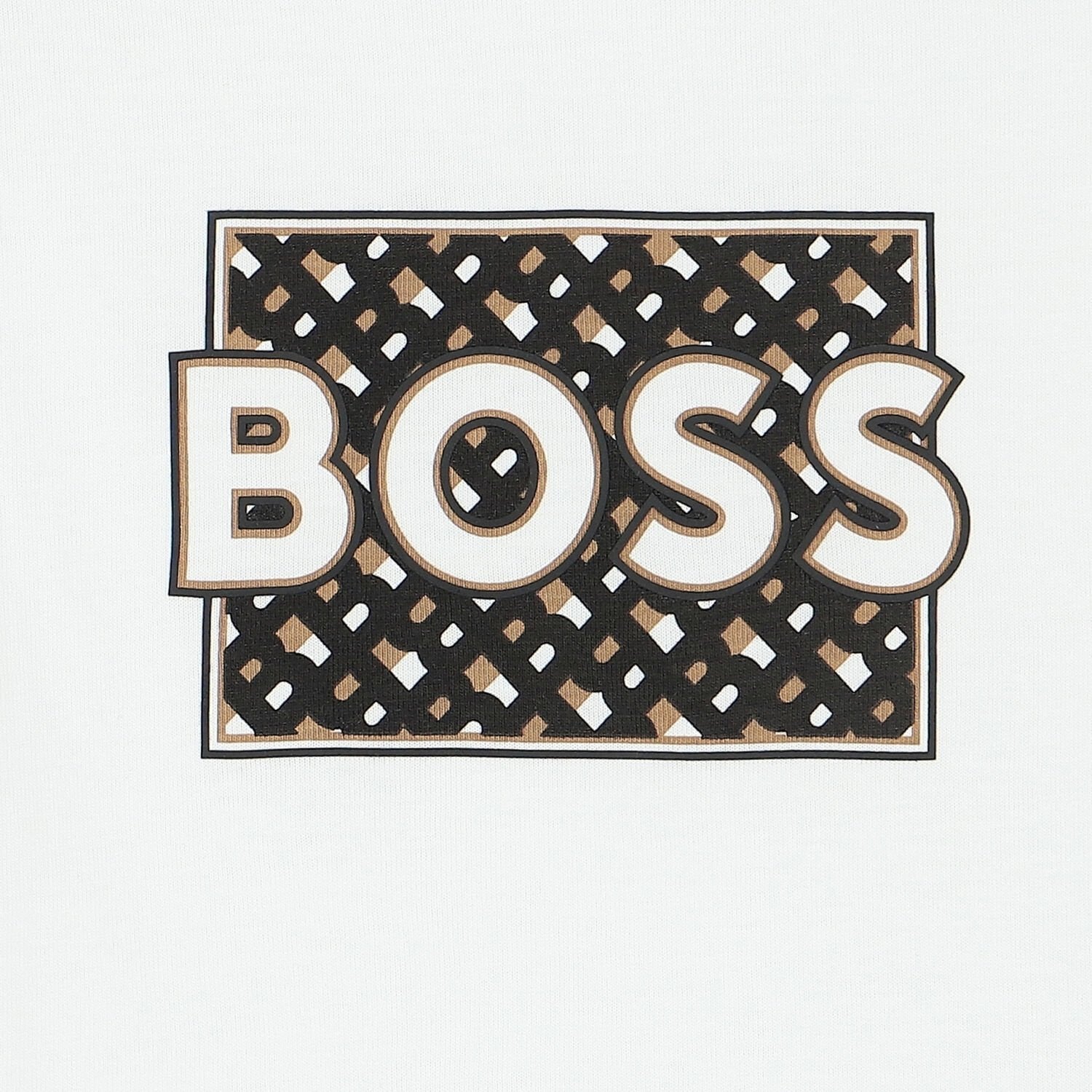Hugo Boss Regular Fit Tshirt With Logo Print
