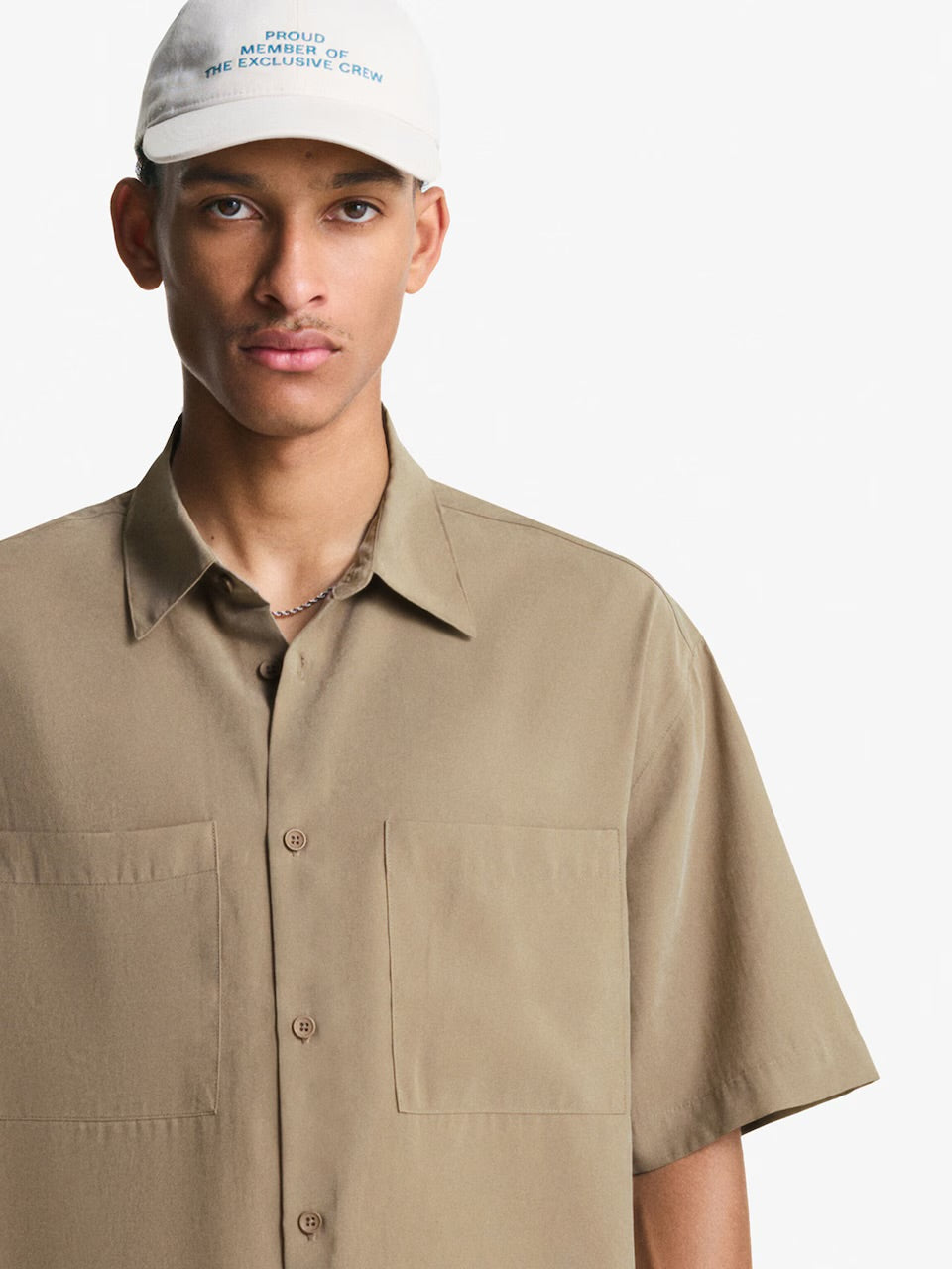 Bershka Loose Fit Shirt With Two Pockets