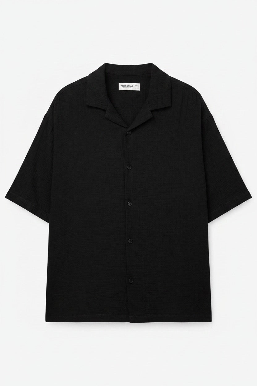 Pull&Bear Short Sleeve Rustic Shirt