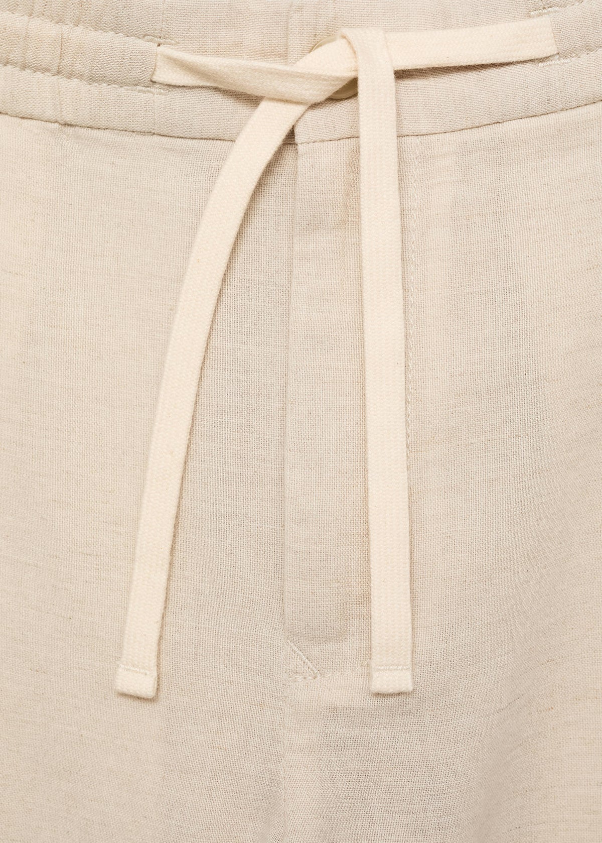 Mango Slim-Fit Trousers With Drawstring