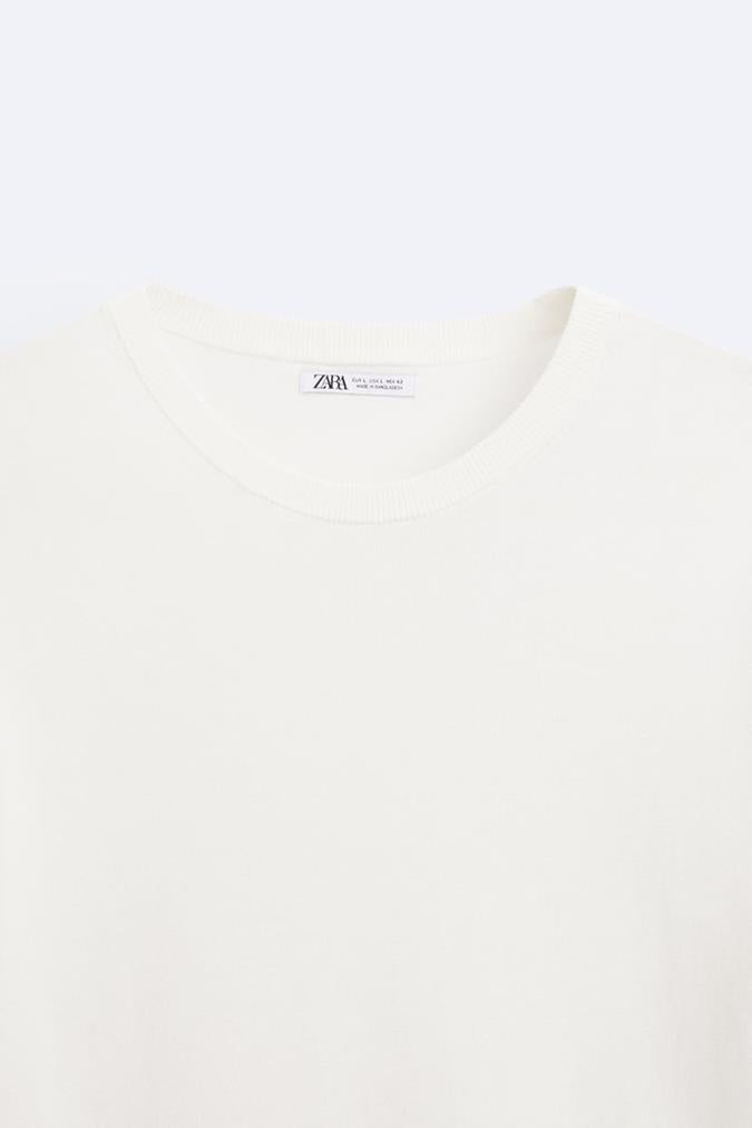 Zara Knitted Viscose Tshirt