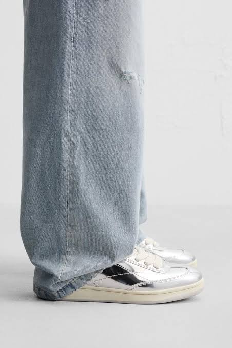 Zara Metallic Trainers