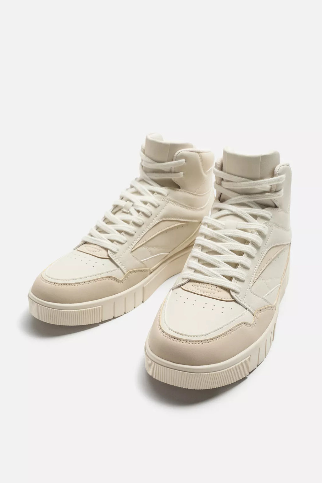 Zara Retro High-Top Trainers