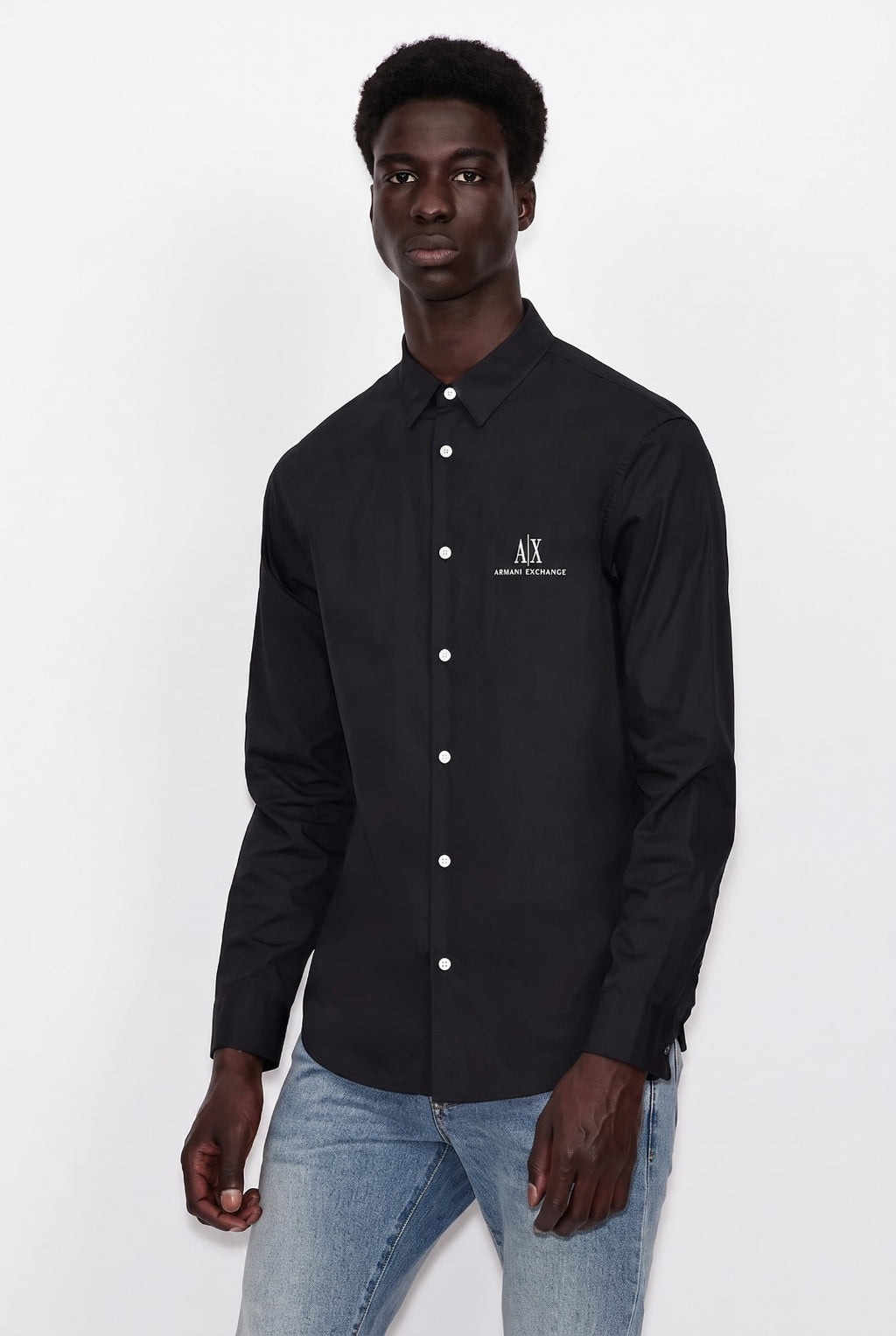 Armani Exchange Regular Fit Poplin Shirt