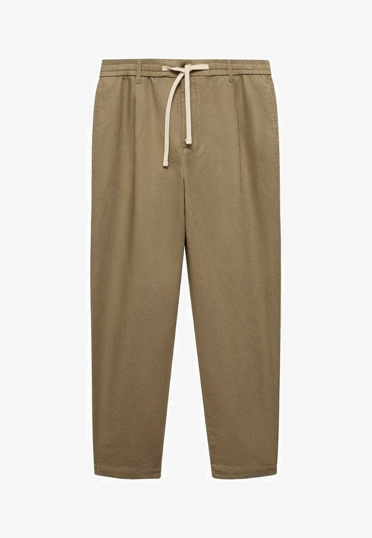 Mango Slim-Fit Trousers With Drawstring