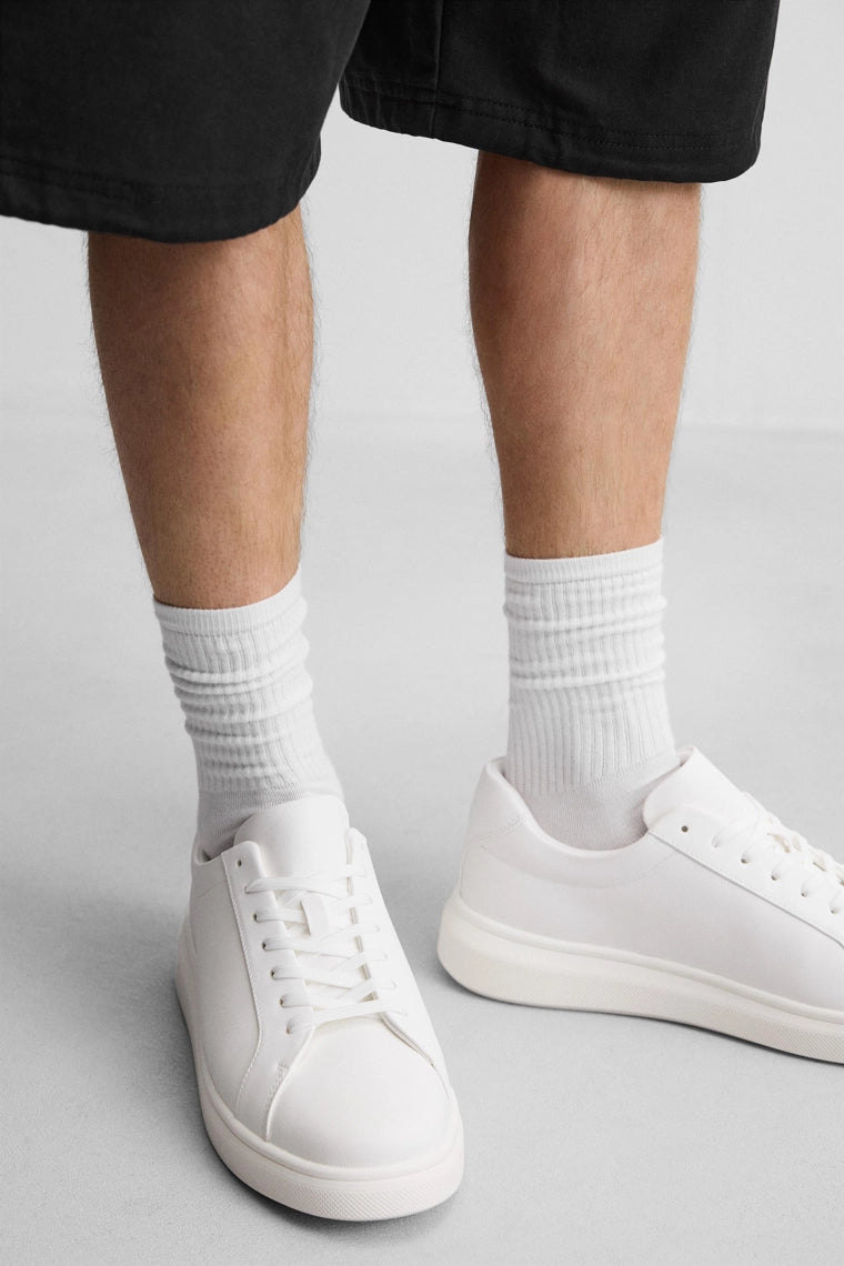 Zara Monochrome Chunky Trainers