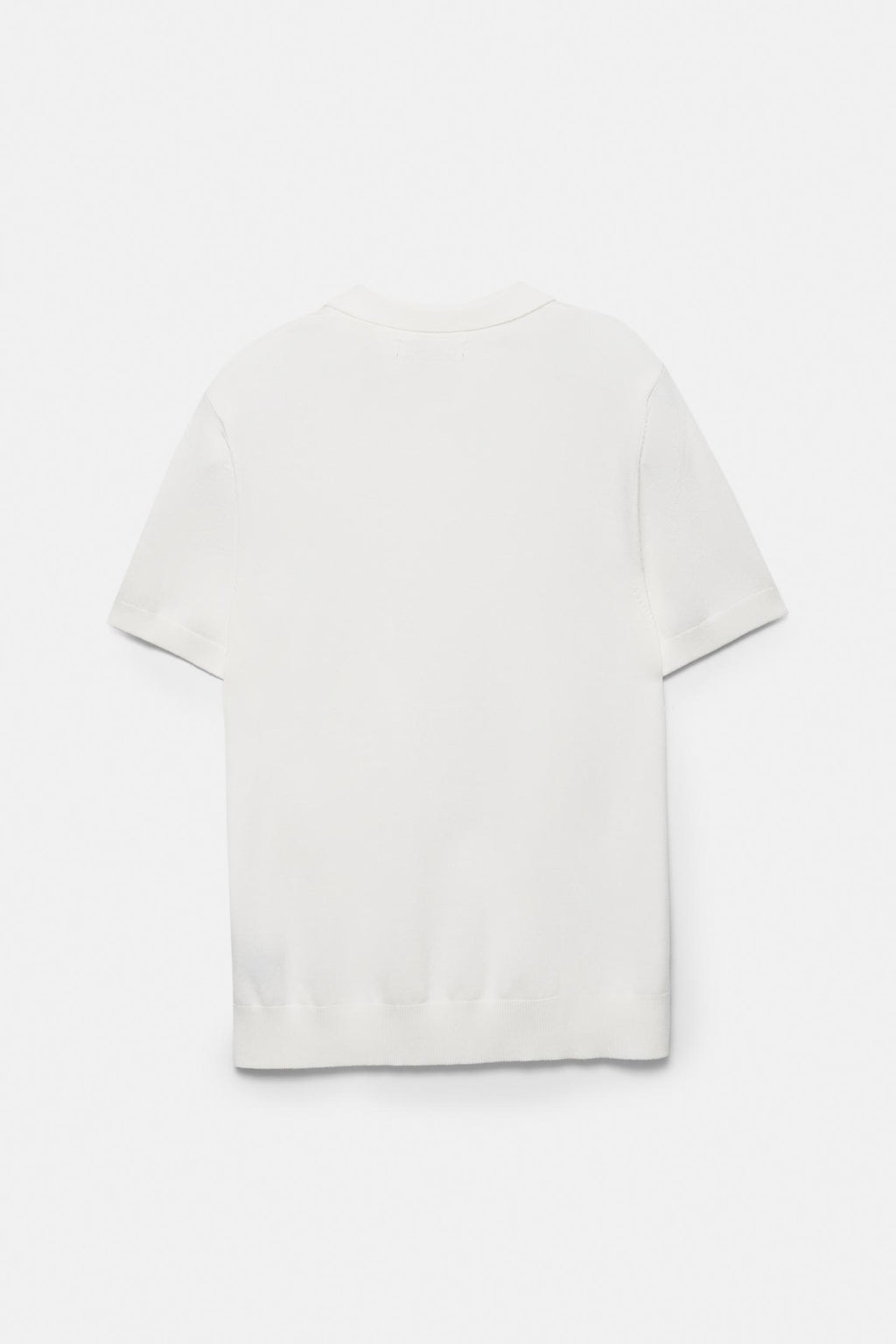 Pull&Bear Short Sleeve Knit Polo Shirt