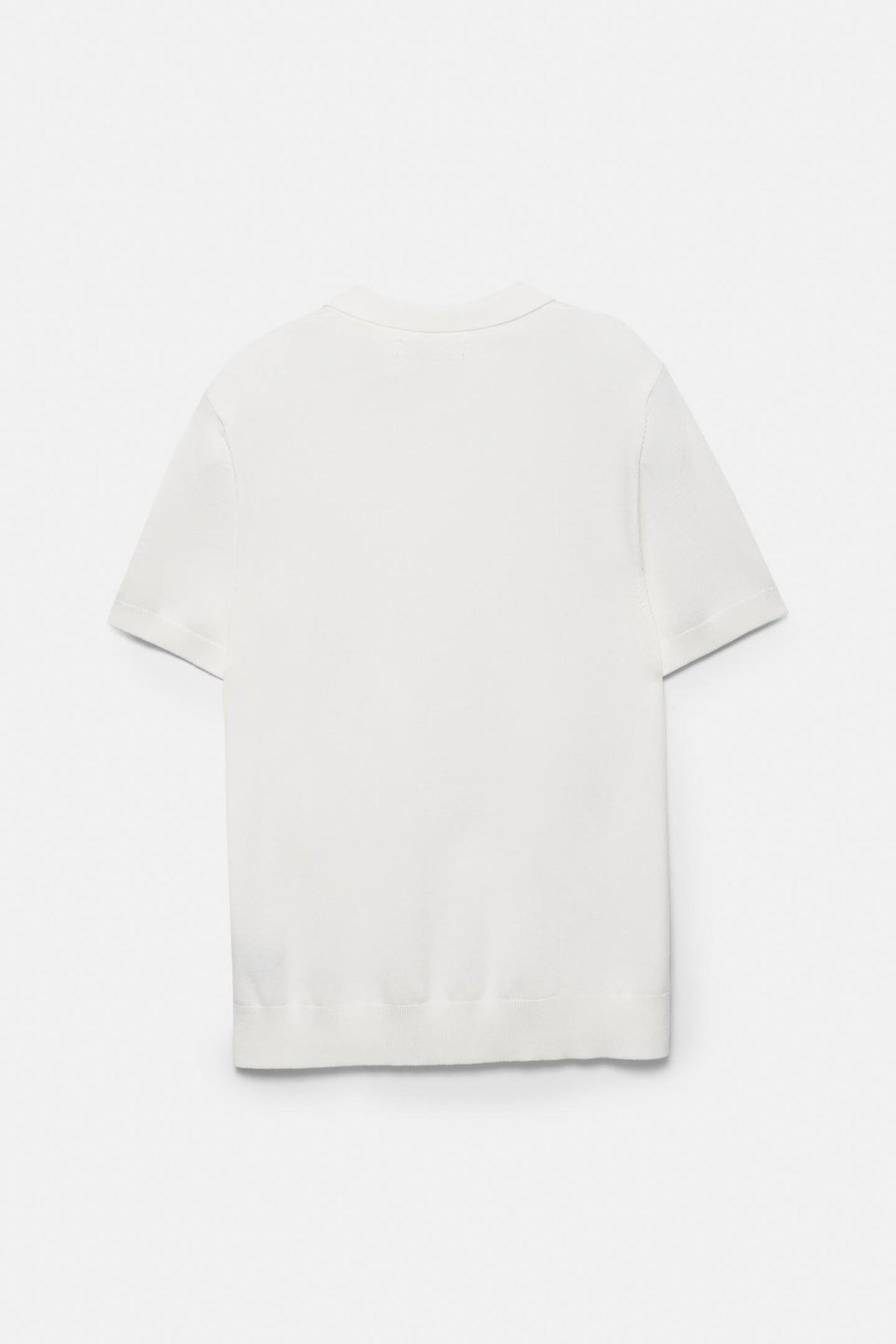 Pull&Bear Short Sleeve Knit Polo Shirt