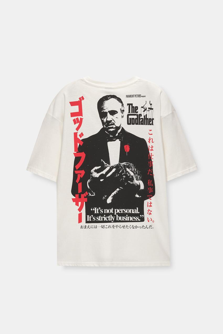 Pull&Bear Printed Oversized Tshirt