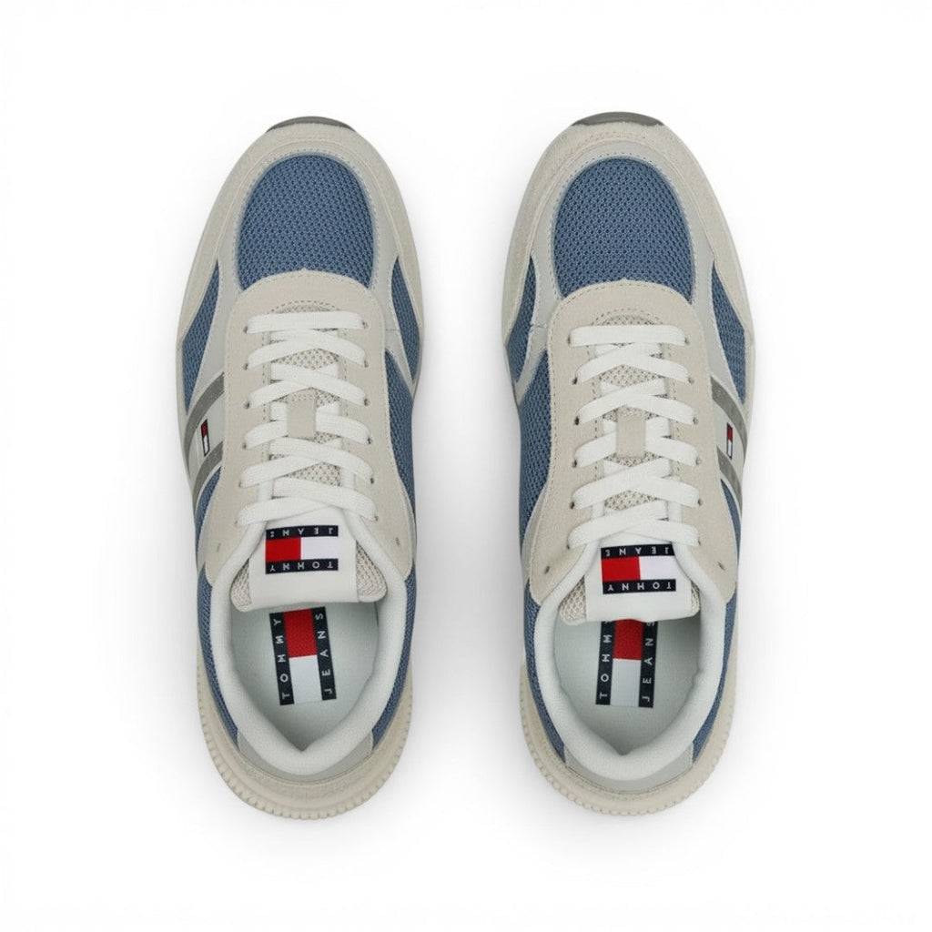 Tommy Suede Cleat Mixed Texture Trainers