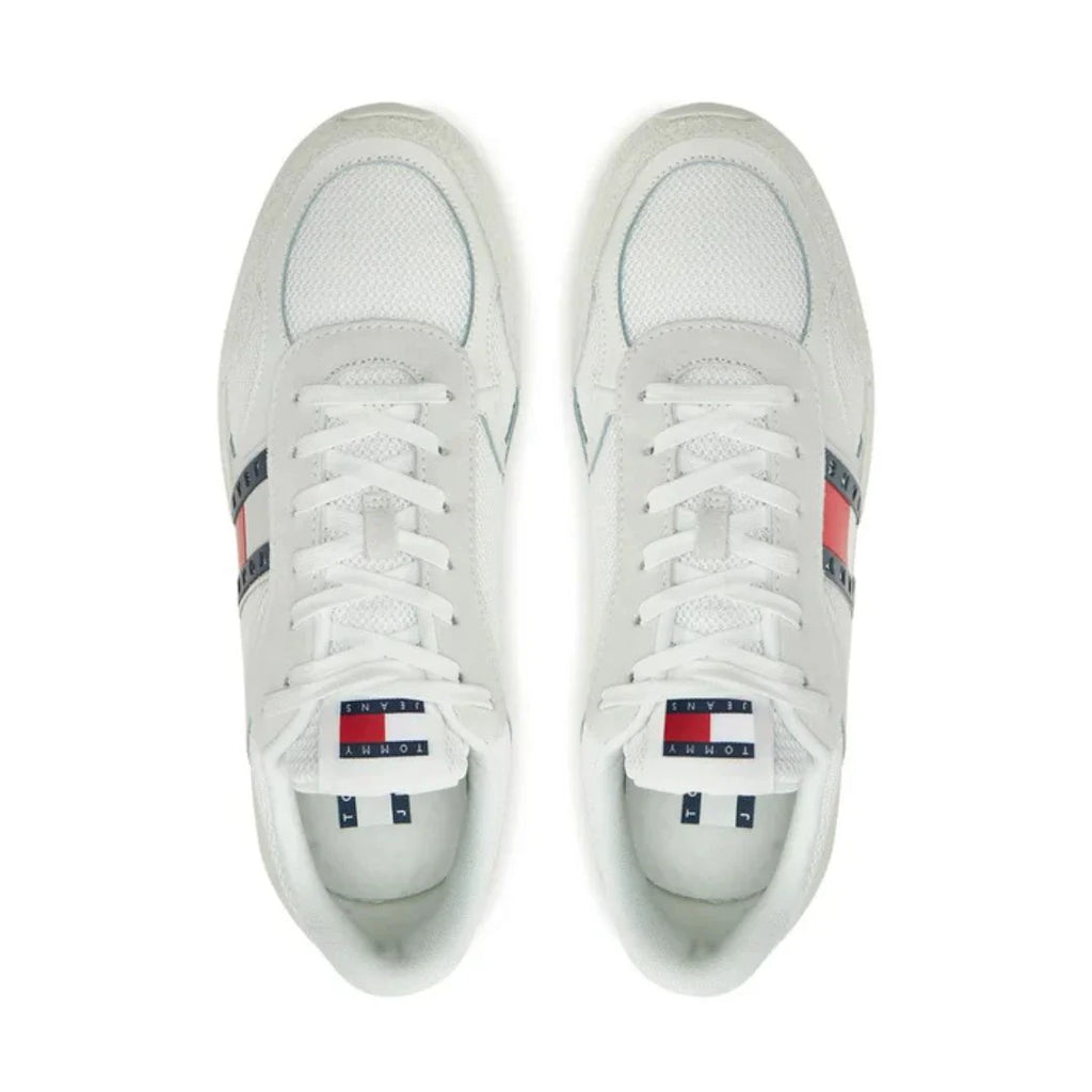 Tommy Suede Cleat Mixed Texture Trainers