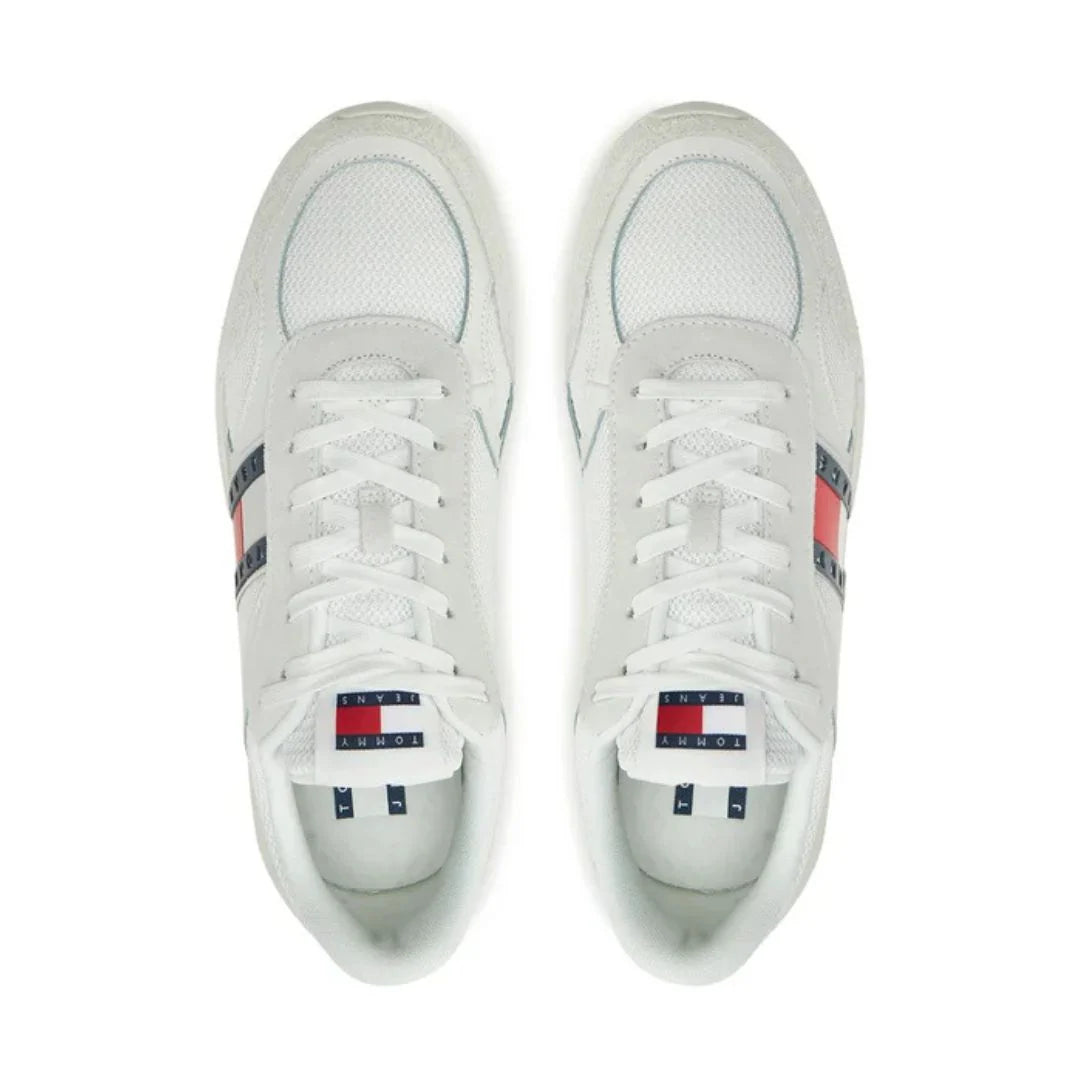 Tommy Suede Cleat Mixed Texture Trainers