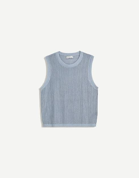 Bershka Faded-Effect Gilet