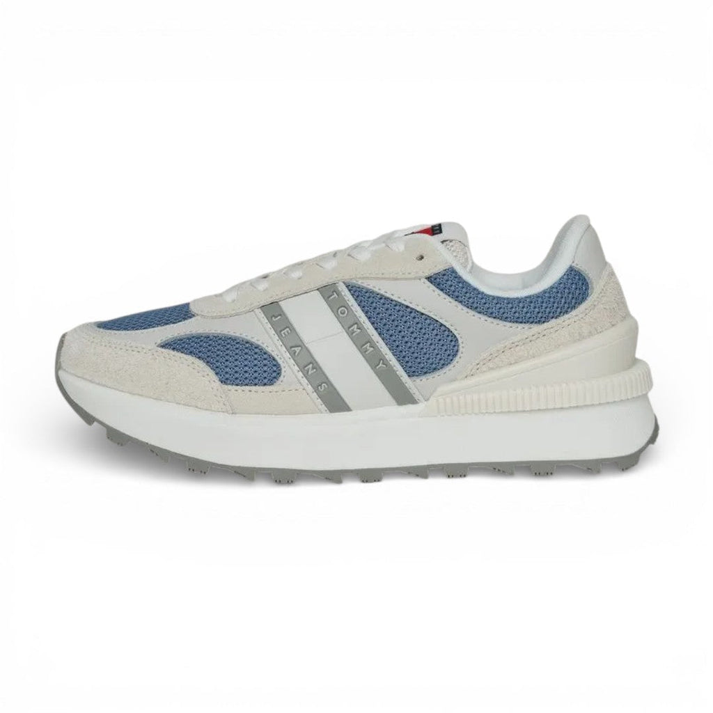 Tommy Suede Cleat Mixed Texture Trainers