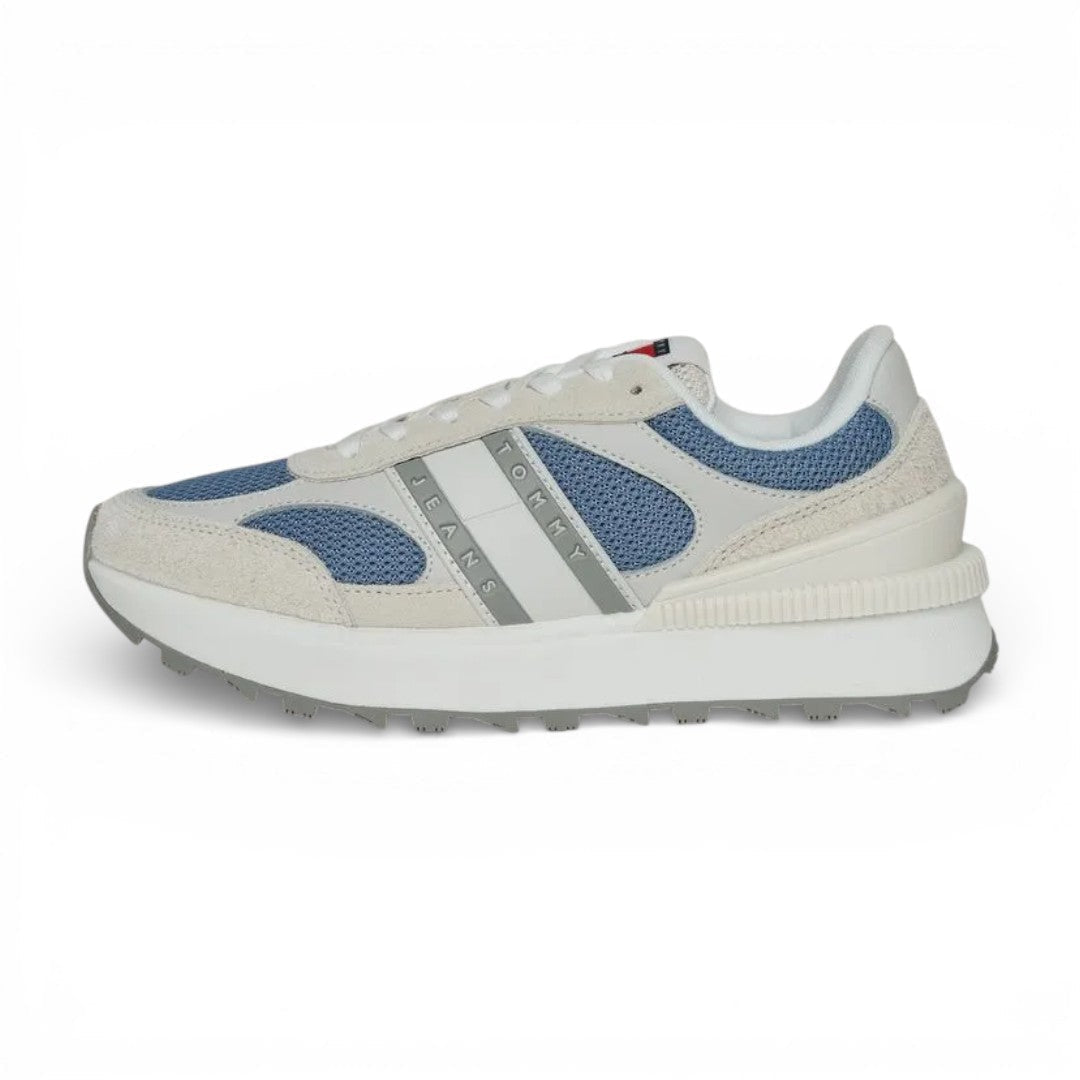 Tommy Suede Cleat Mixed Texture Trainers