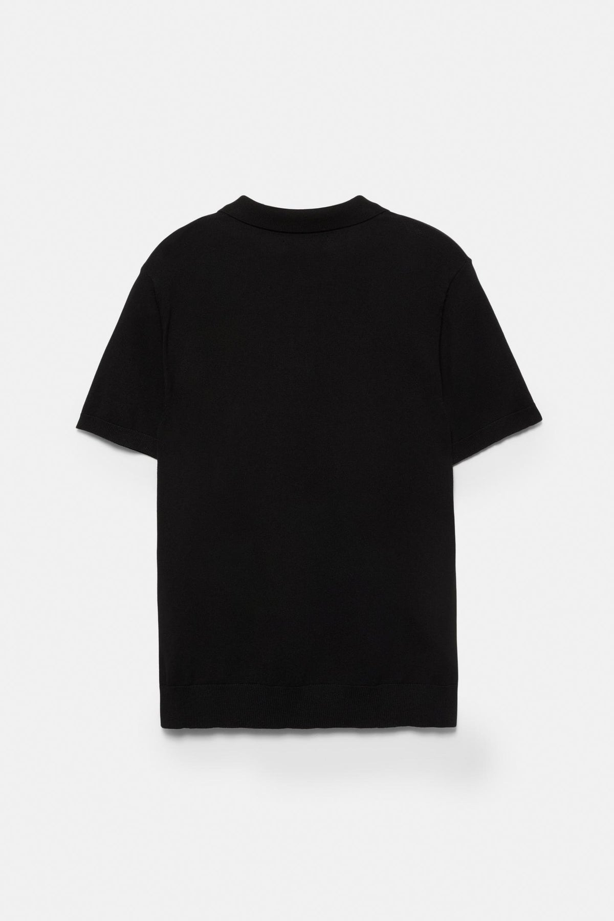 Pull&Bear Short Sleeve Knit Polo Shirt