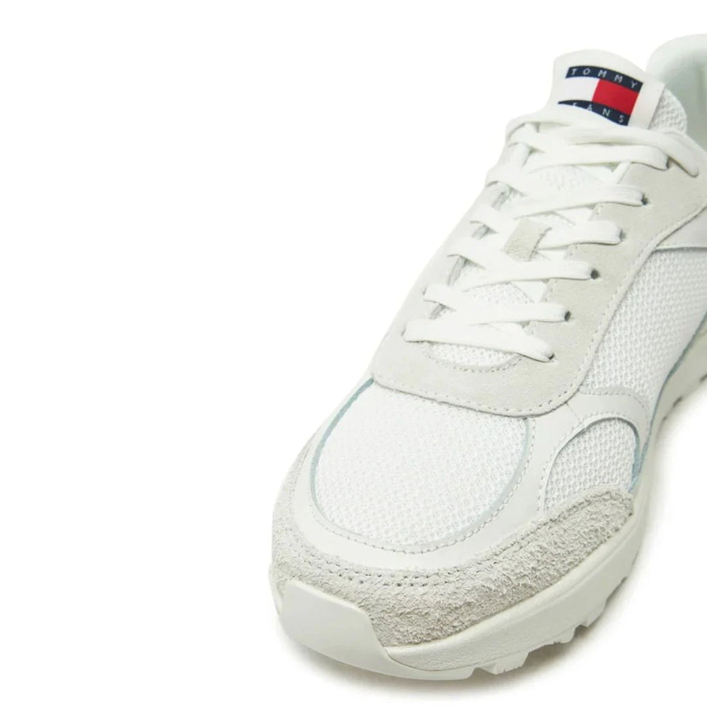 Tommy Suede Cleat Mixed Texture Trainers