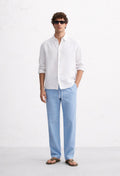 Zara Relaxed Fit Linen Pant