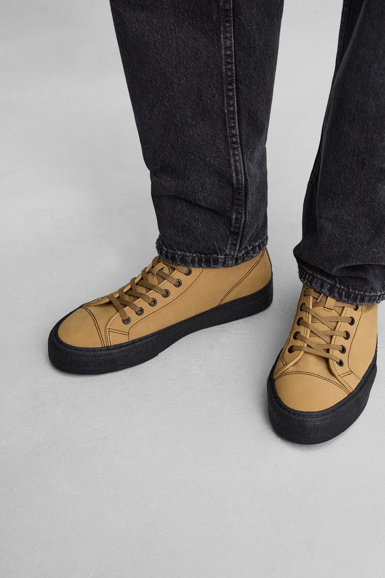 Zara Men’s High Top Sneakers